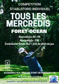 COMPETITION DE CLASSEMENT DU MERCREDI